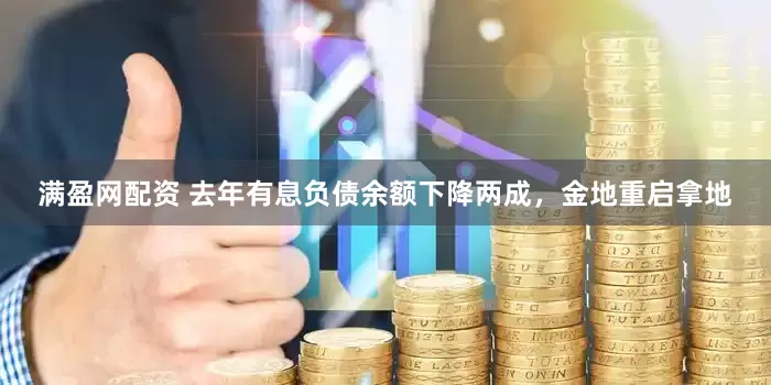 满盈网配资 去年有息负债余额下降两成，金地重启拿地